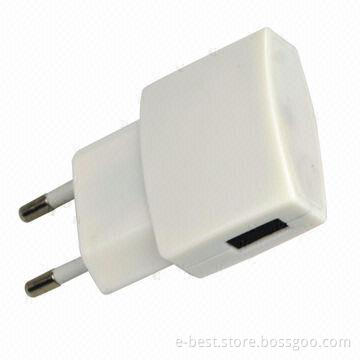 5V 1A Singel USB Charger for iPhone/iPod